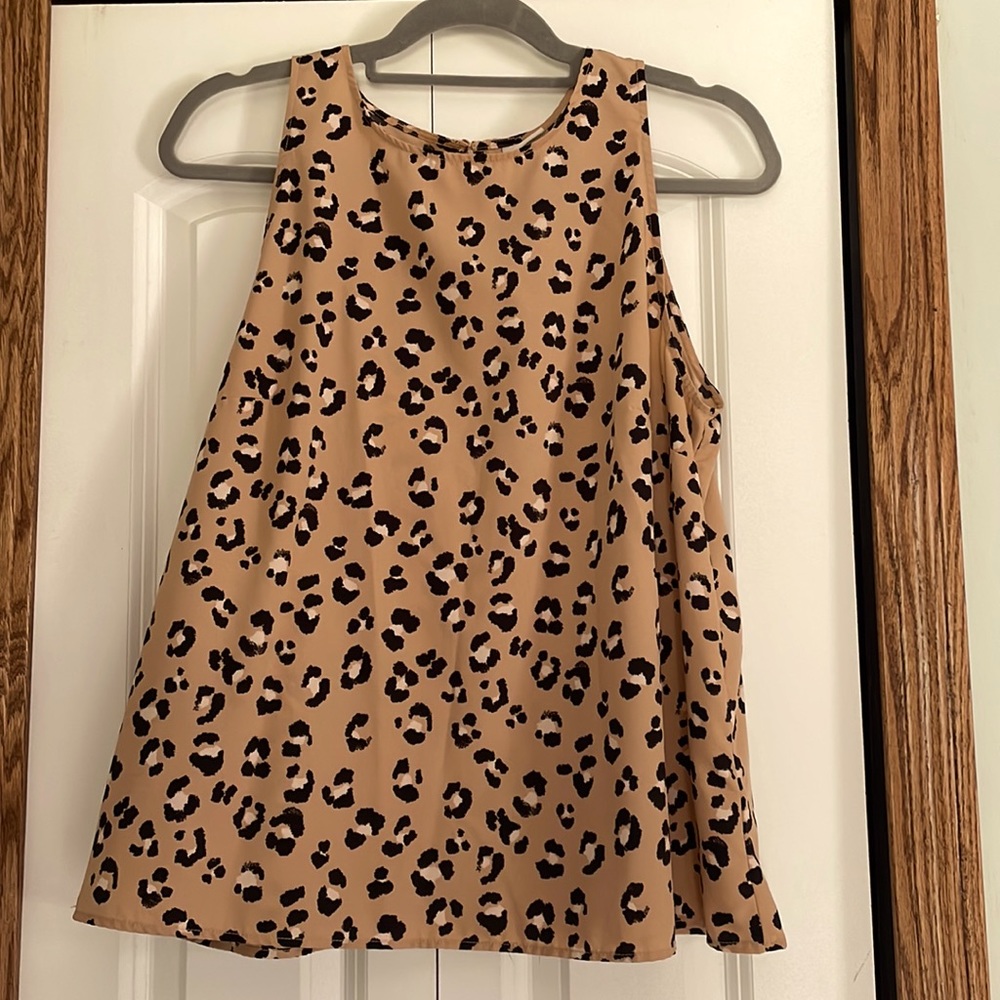 A New Day Women’s Animal Print Tank Size Large